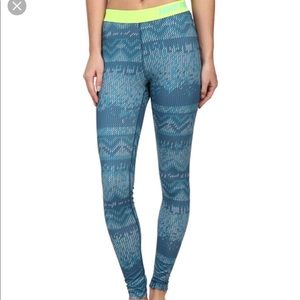 Nike Pro Hyperwarm Nordic Tight (Space Blue/Volt)